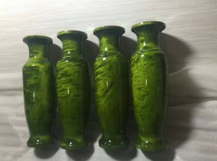 金丝楠阴沉花瓶 金丝满水波木料干净无任何缺陷