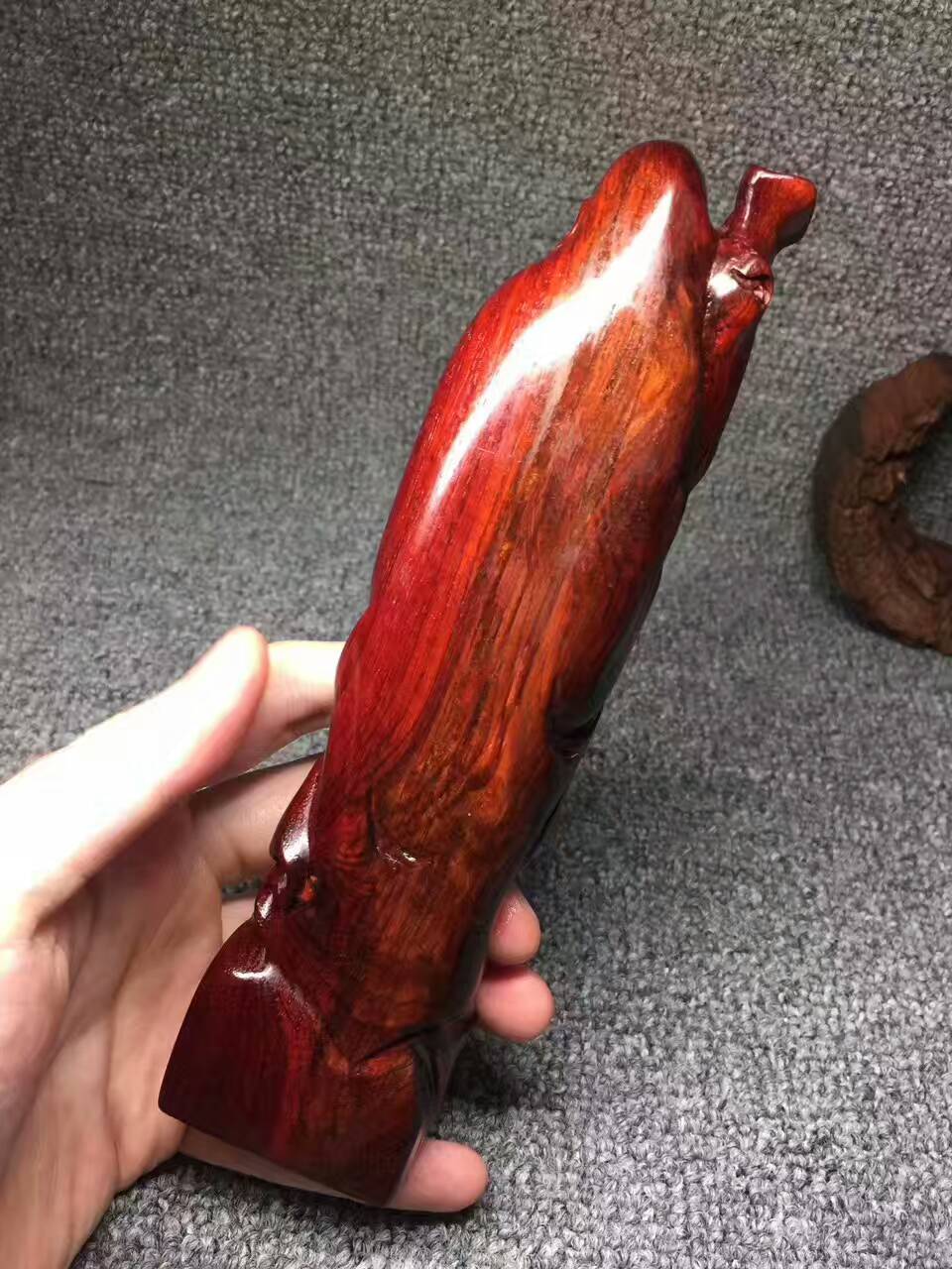 小叶紫檀精品摆件《达摩悟道》 印度小叶紫檀名师打造-3