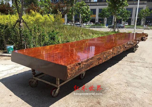 极品巴花实木大板将会取代红木家具成为人们新宠吗？-2