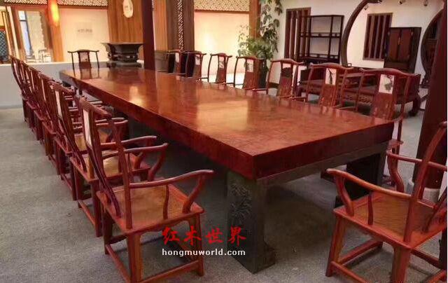 极品巴花实木大板将会取代红木家具成为人们新宠吗？-1