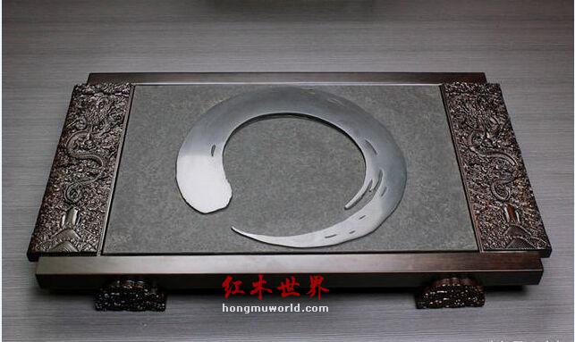 老司机教你如何辨别黑檀茶盘的真假-1