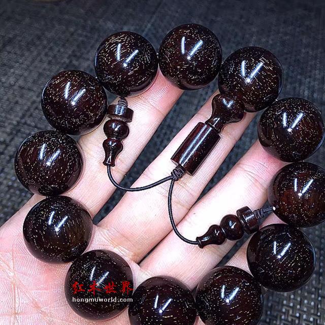 小叶紫檀氧化变深之后，纹理到底还能看到吗？-2