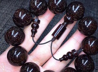 小叶紫檀氧化变深之后，纹理到底还能看到吗？
