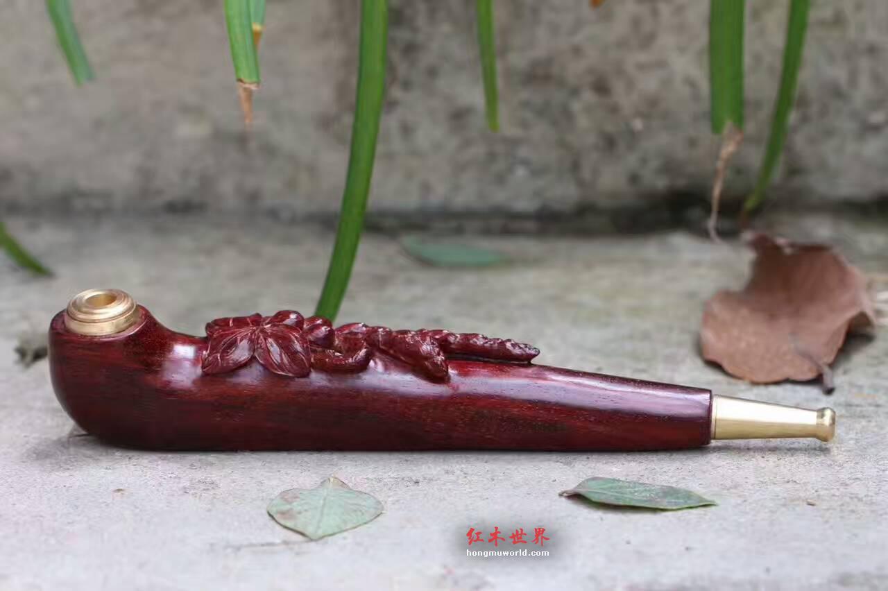 印度小叶紫檀烟斗《苦尽甘来》小巧精致适合把玩-5