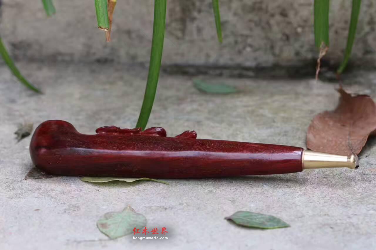 印度小叶紫檀烟斗《苦尽甘来》小巧精致适合把玩-4