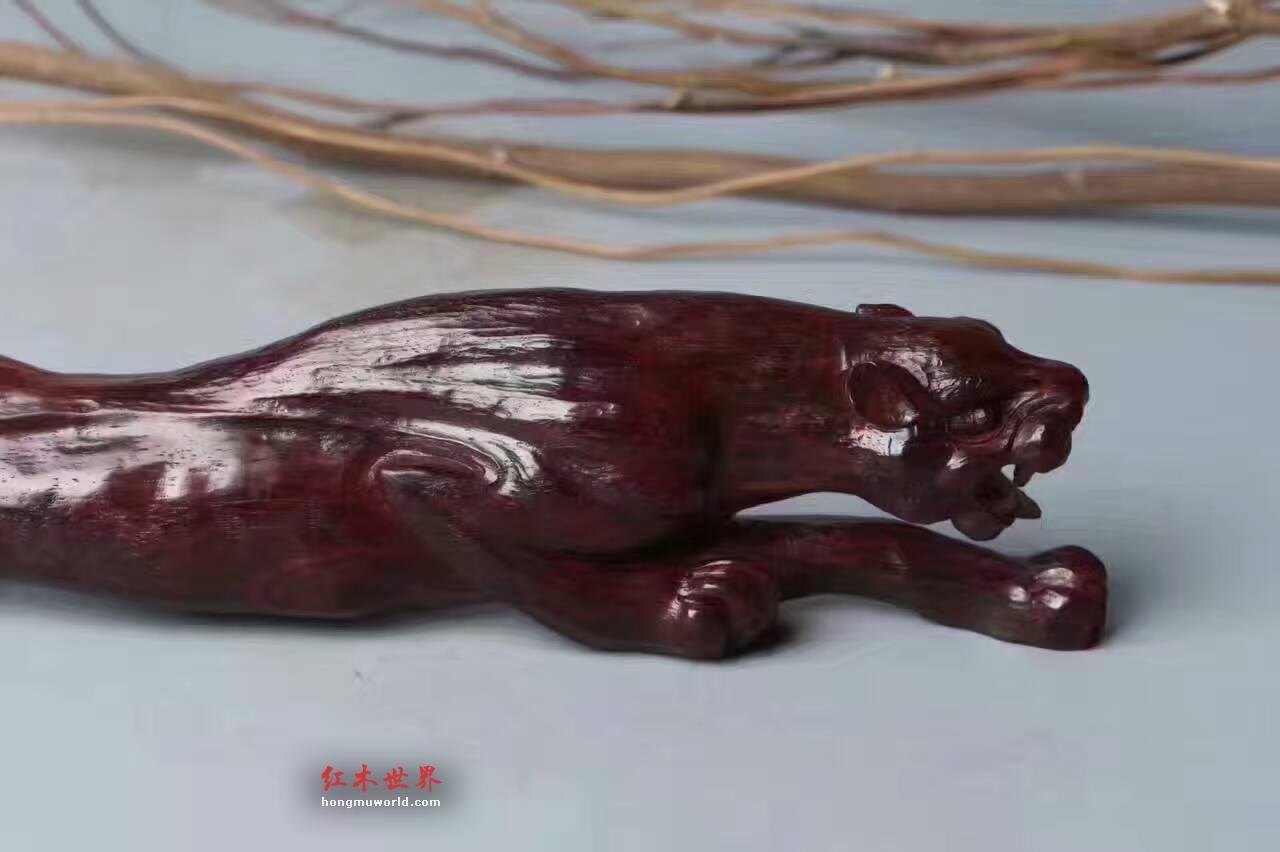 小叶紫檀把件《一路爆发》纯手工雕刻老料设计精美-9