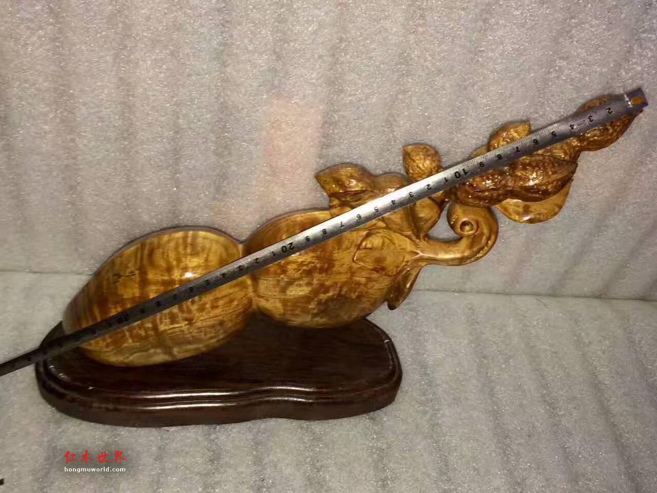 小叶桢楠把件《人生果》手工精致水波杠杠-5