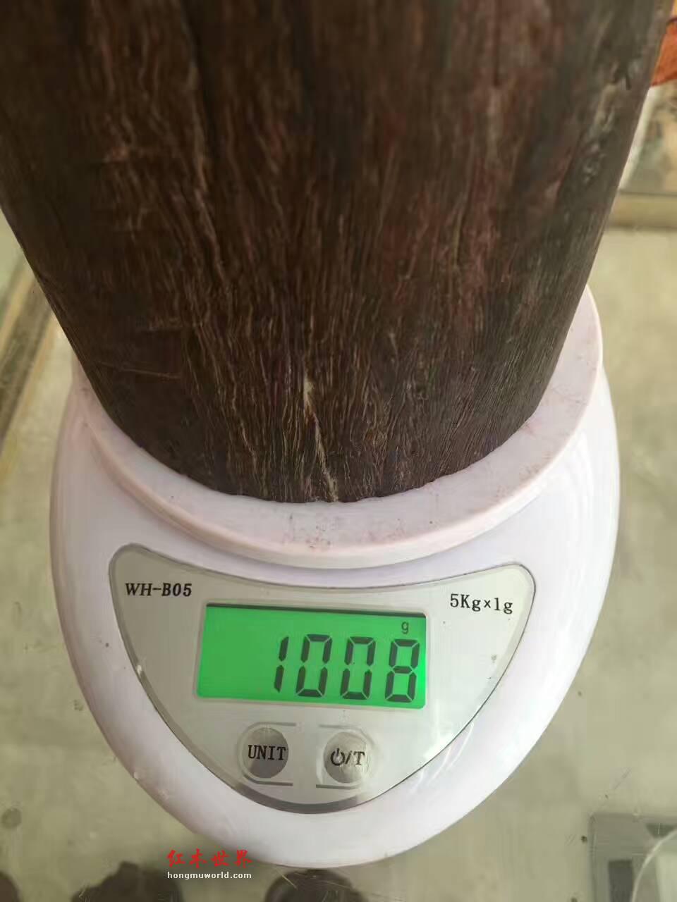 小叶紫檀原汁原味笔筒 千年风化老料木性稳定油性好-7