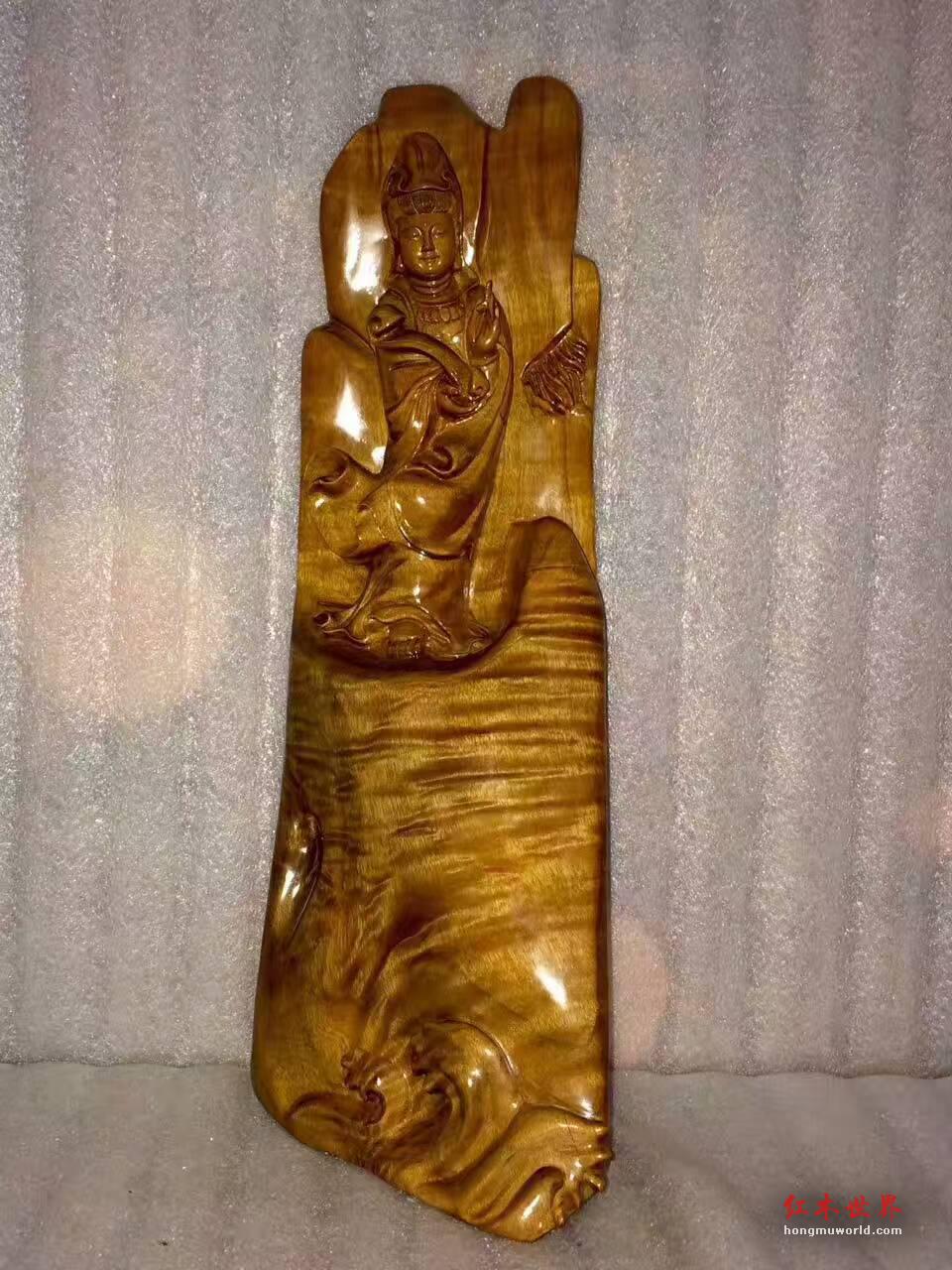 小叶桢楠佛像《普度众生》 精致小巧可把玩-3