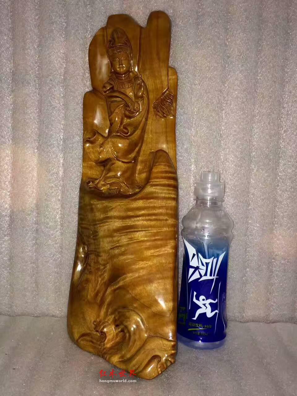小叶桢楠佛像《普度众生》 精致小巧可把玩-4