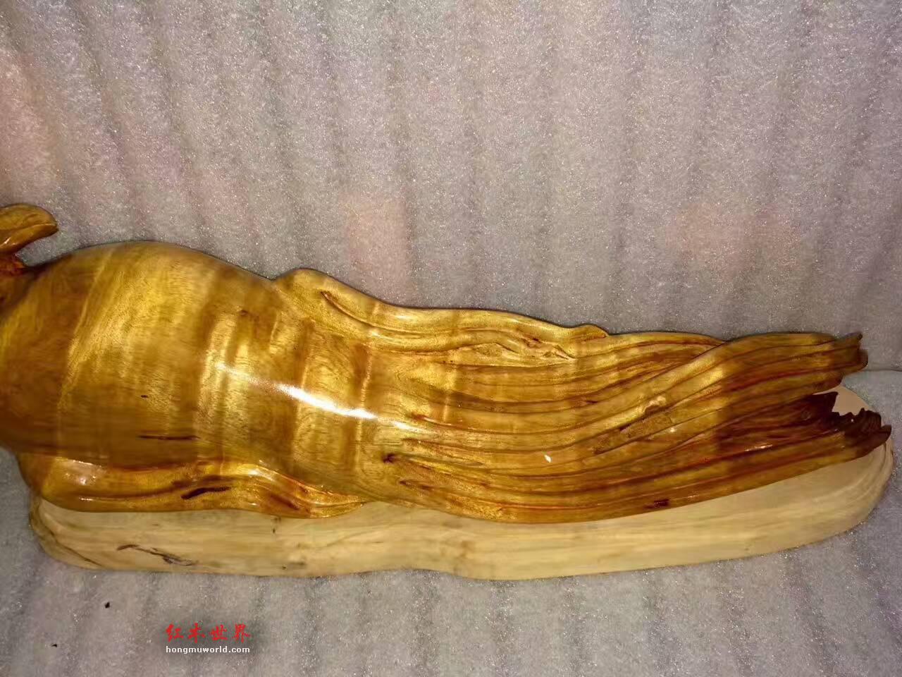 小叶桢楠《长寿人参》摆件 造型独特逼真-4