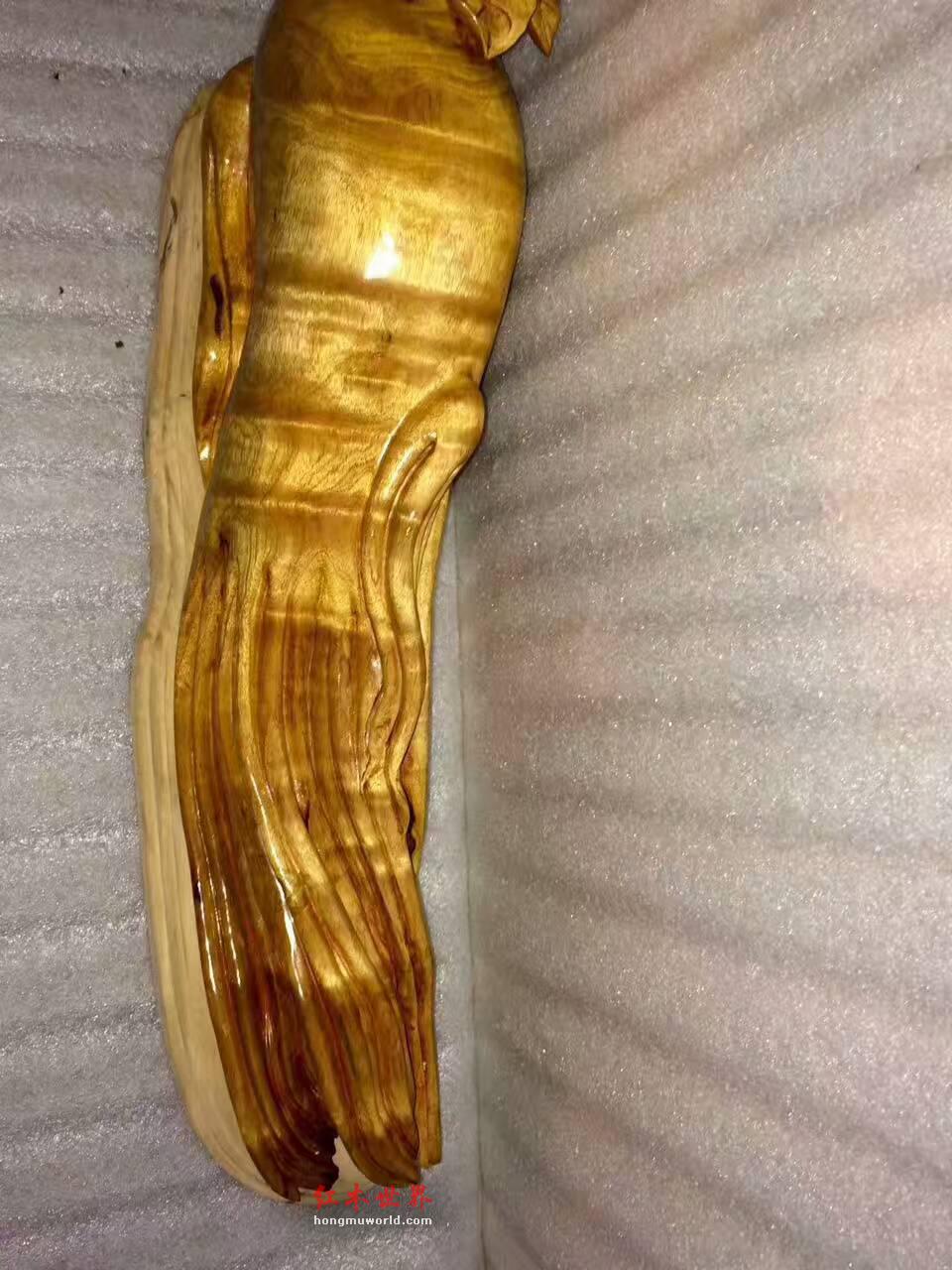 小叶桢楠《长寿人参》摆件 造型独特逼真-8