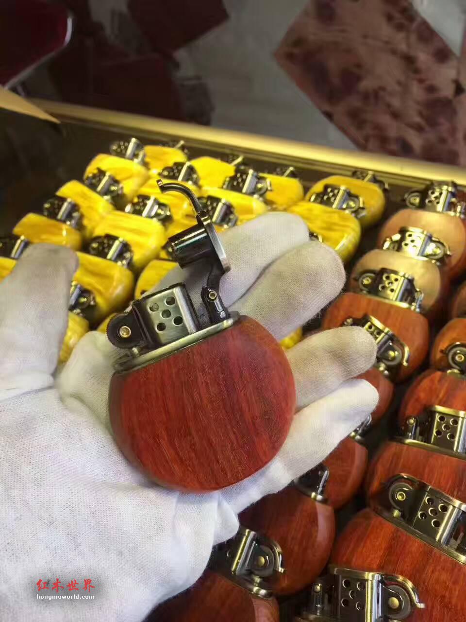 老九门款楠木血檀打火机 复古创意送礼首选-4