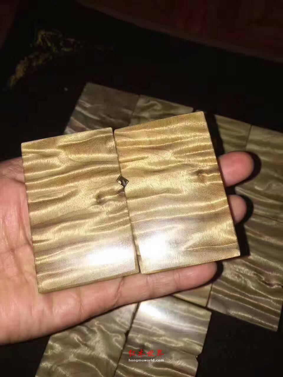 小叶金丝楠满水波拼接煤油打火机 拿出去倍有面子-1