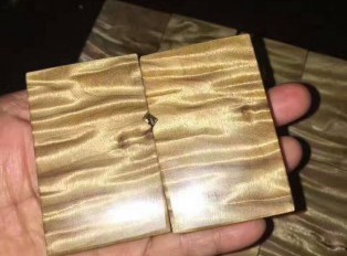 小叶金丝楠满水波拼接煤油打火机 拿出去倍有面子