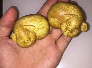 小叶桢楠精品工艺品小猪 枯木老料无漆无蜡