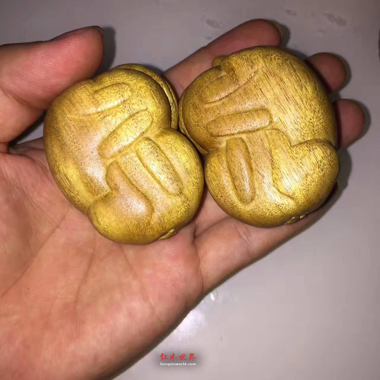 小叶桢楠精品工艺品小猪 枯木老料无漆无蜡-3