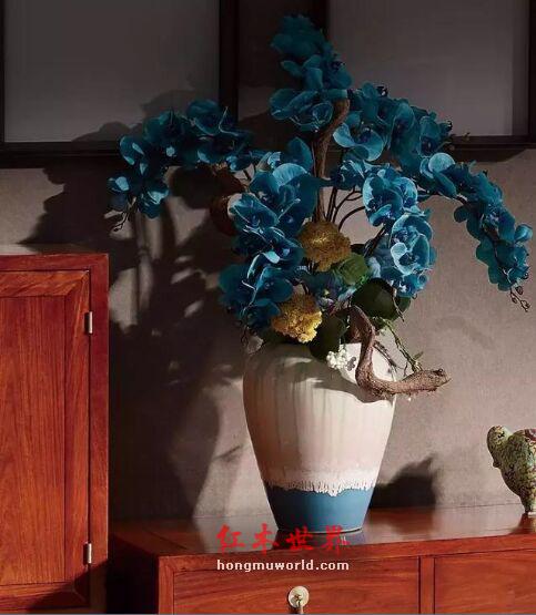 当插花遇上红木家具……-1