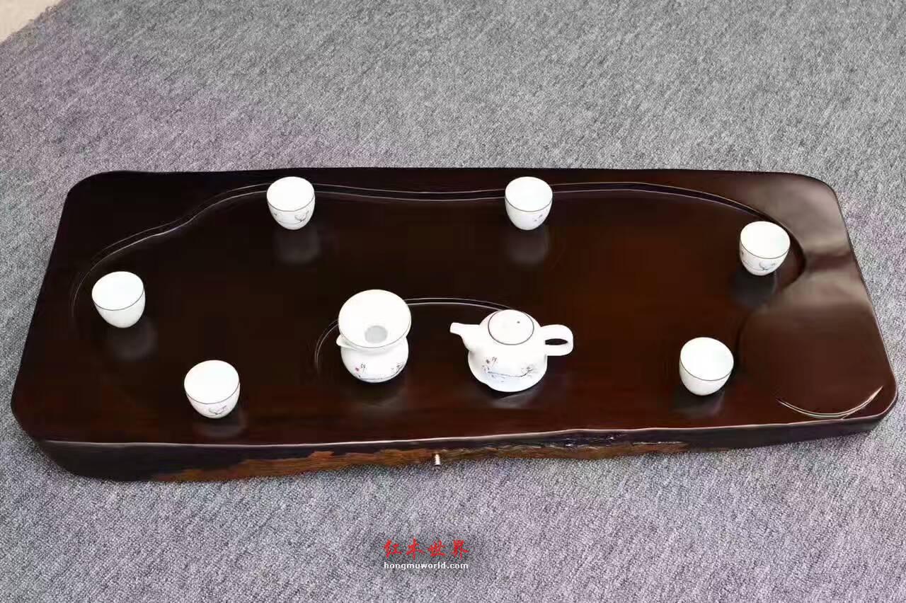 黑檀茶盘《平步青云》寓意好简约大气提升格调-4
