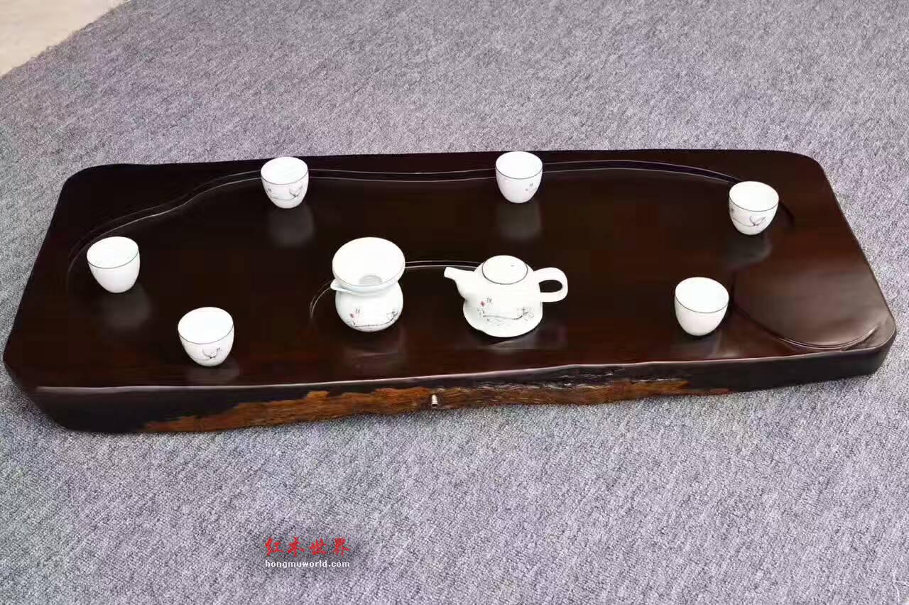 黑檀茶盘《平步青云》寓意好简约大气提升格调-3