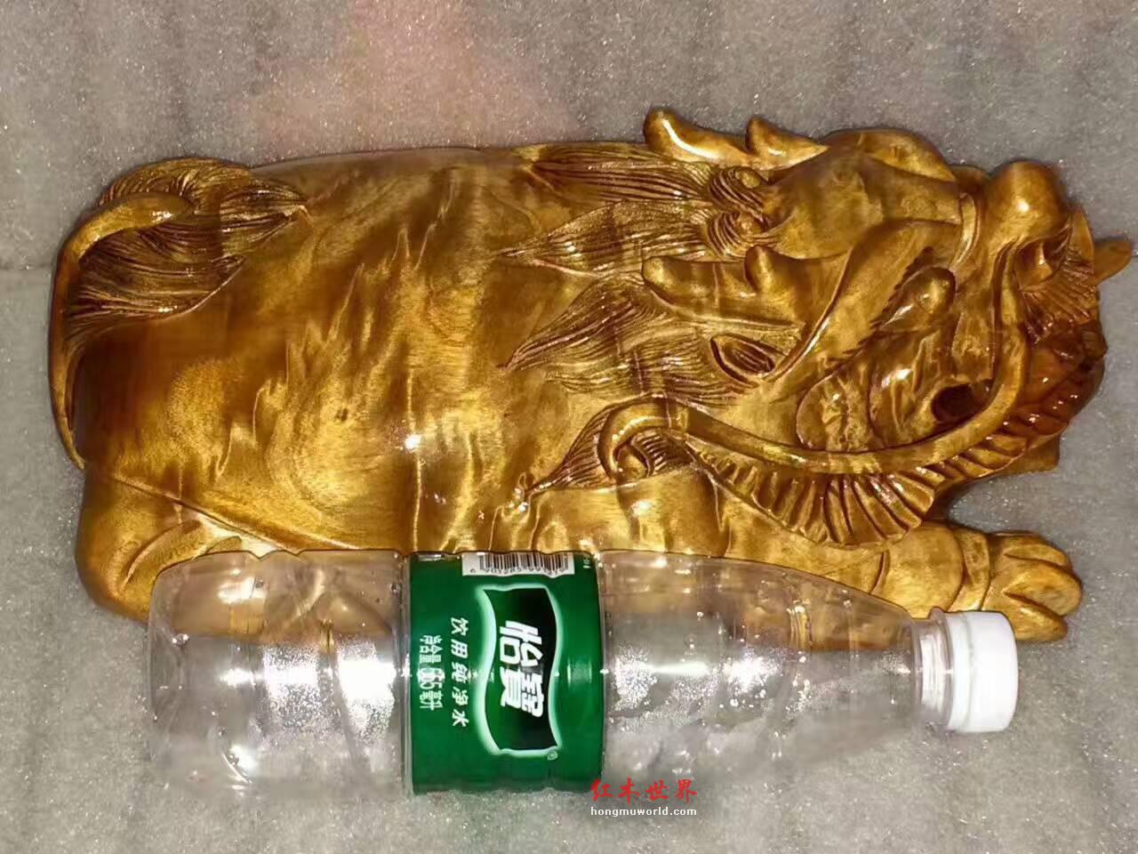 小叶桢楠工艺品《龙龟》雕工细致颜色漂亮可做镇宅摆件-8