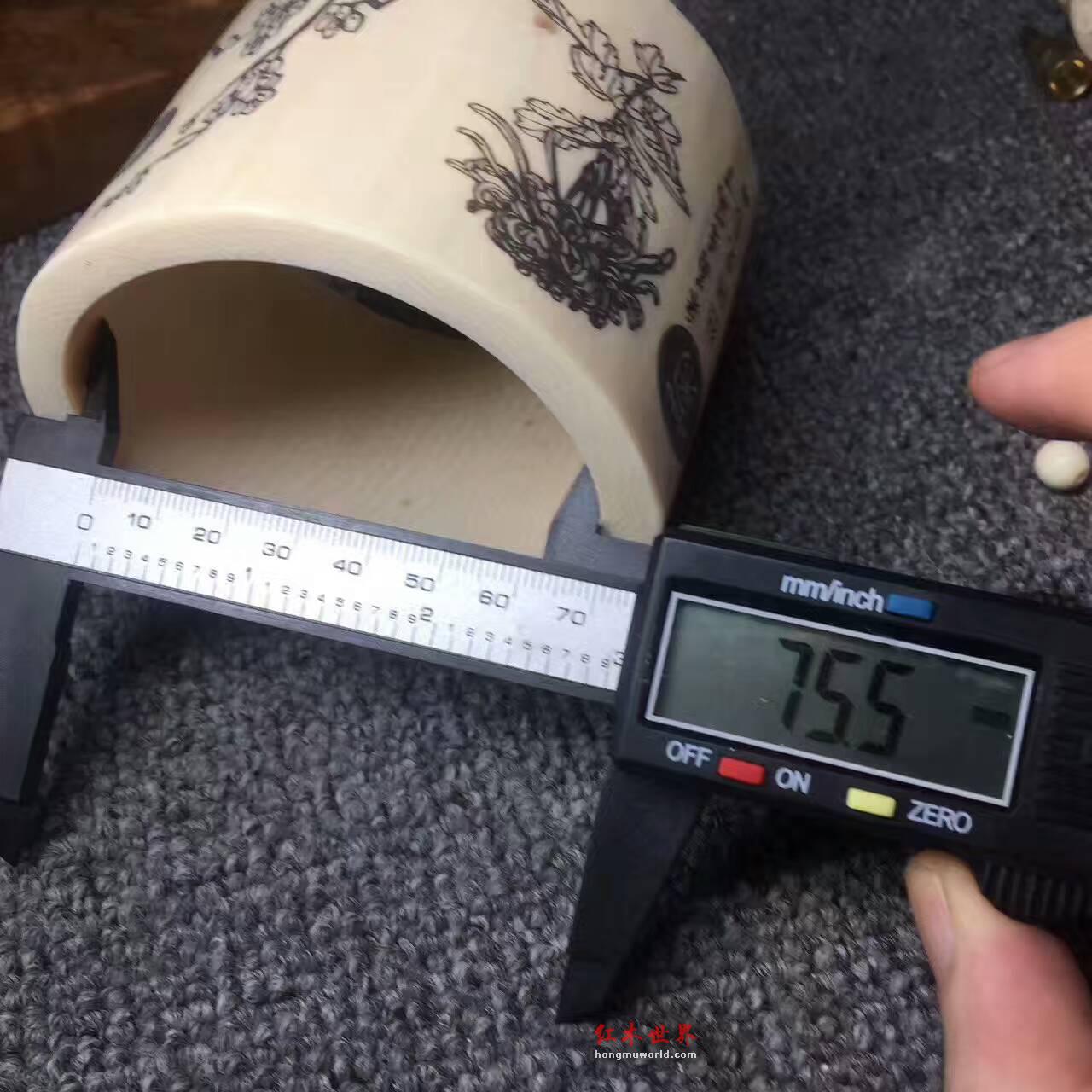 笔筒《梅兰竹菊》四君子 送礼雅品-6