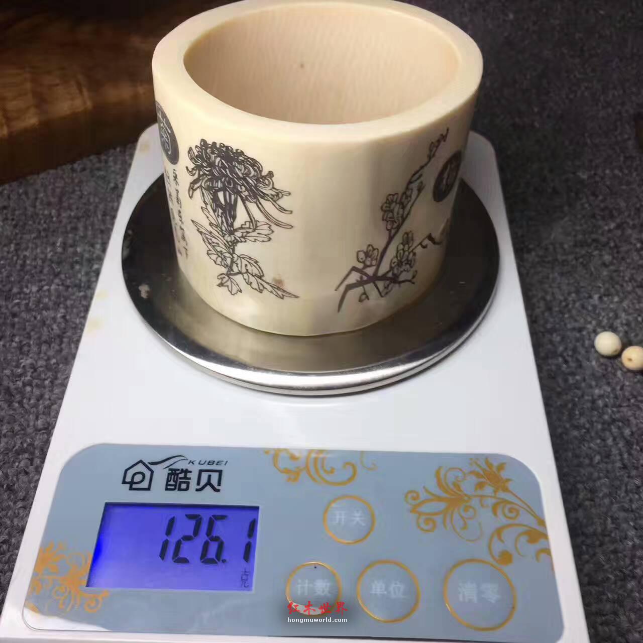 笔筒《梅兰竹菊》四君子 送礼雅品-9