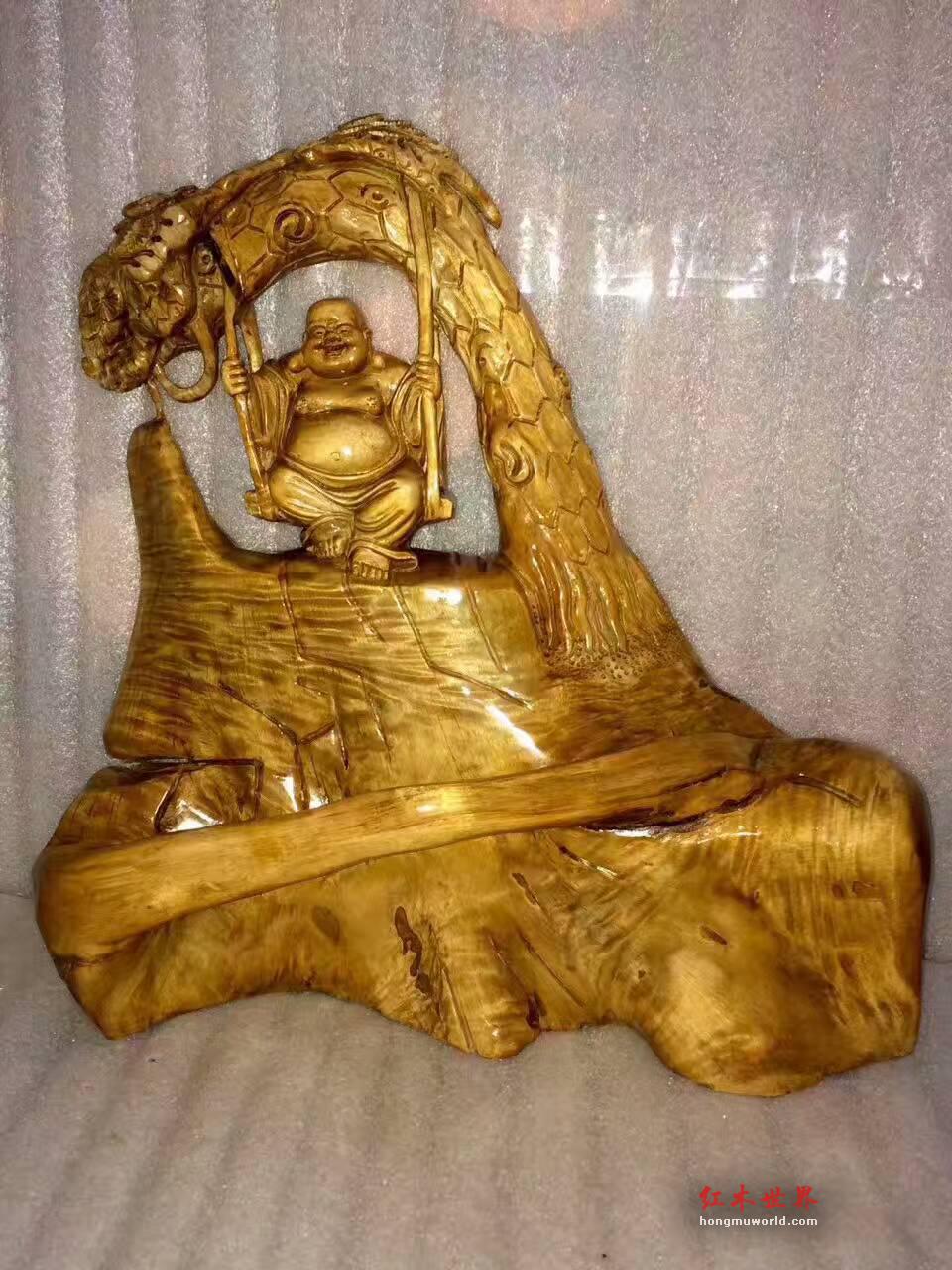 小叶桢楠《笑傲江湖弥勒佛》纯自然精心设计品质杠杠-5