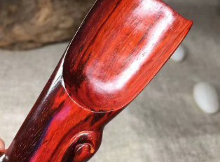 小叶紫檀高油泥料手把件 易把玩