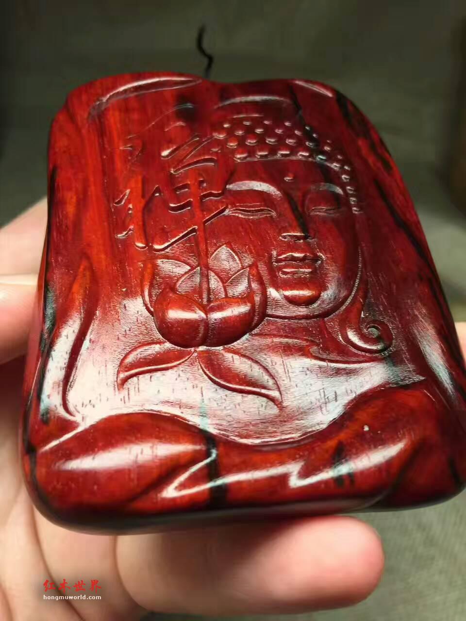 小叶紫檀《禅心.佛缘》 轻松盘玩轻松包浆-1