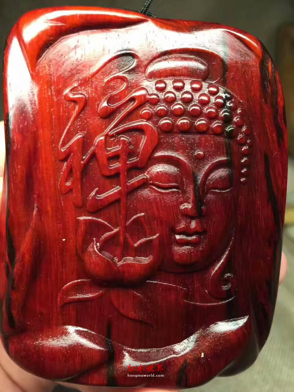 小叶紫檀《禅心.佛缘》 轻松盘玩轻松包浆-2
