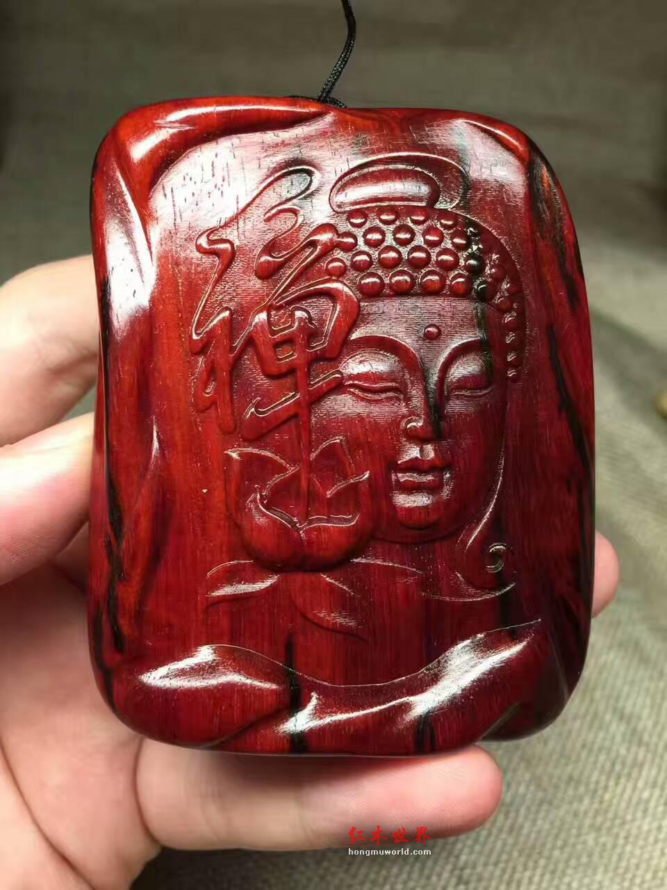 小叶紫檀《禅心.佛缘》 轻松盘玩轻松包浆-4
