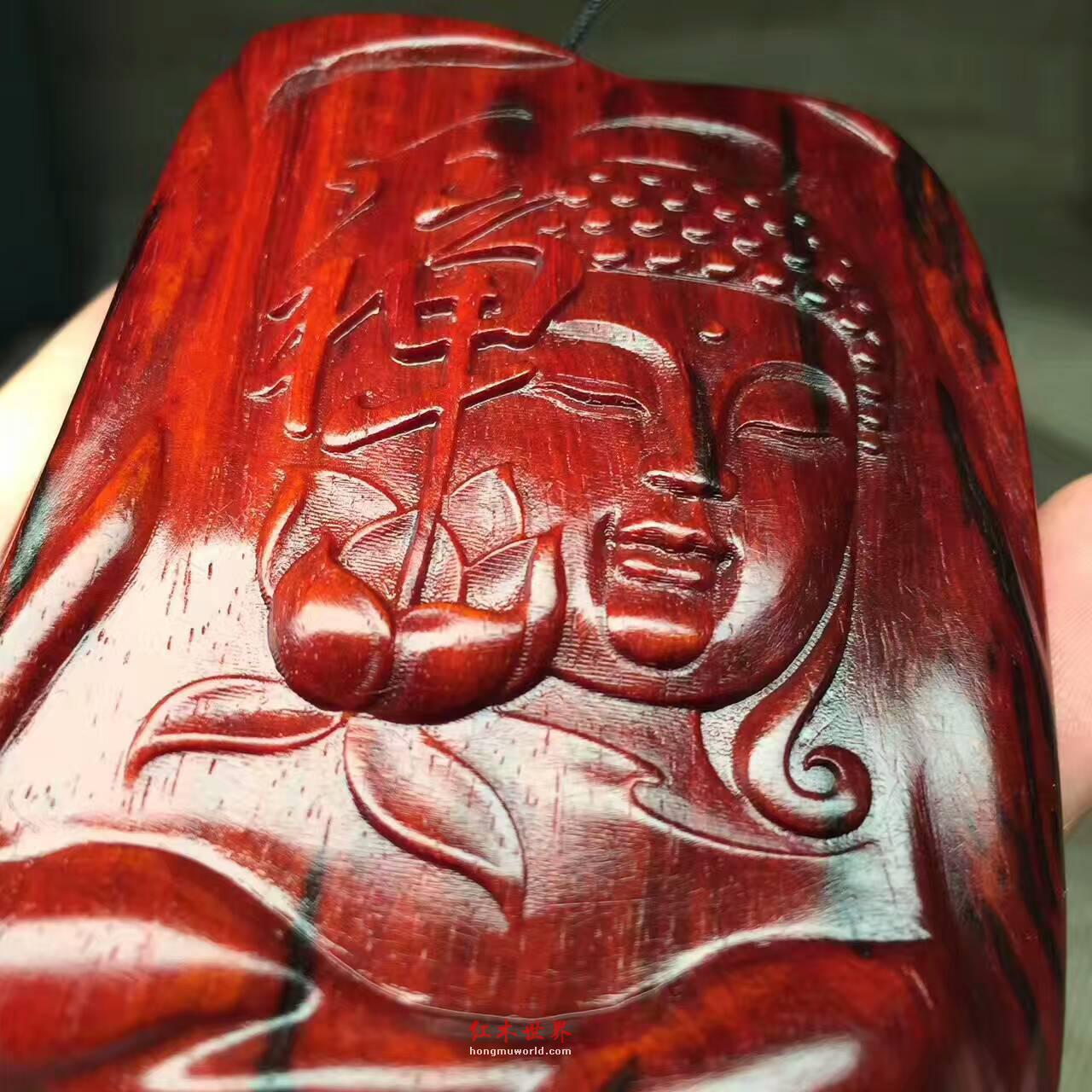 小叶紫檀《禅心.佛缘》 轻松盘玩轻松包浆-7