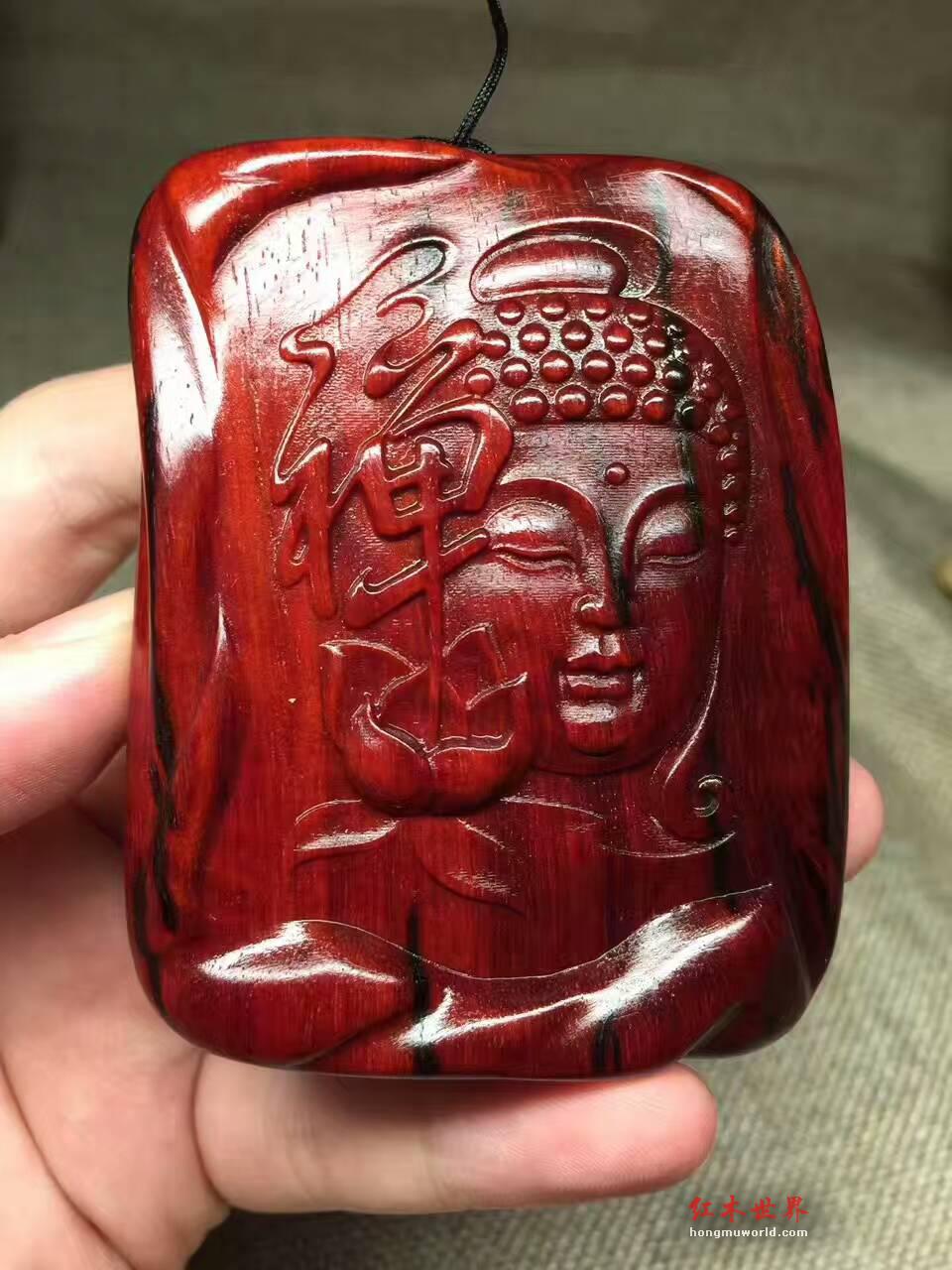 小叶紫檀《禅心.佛缘》 轻松盘玩轻松包浆-8