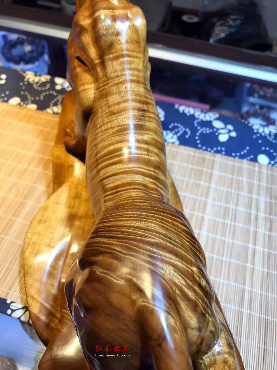 小摆件《怀才抱德》四川金丝楠（小叶桢楠）脱骨枯木树头老料-5