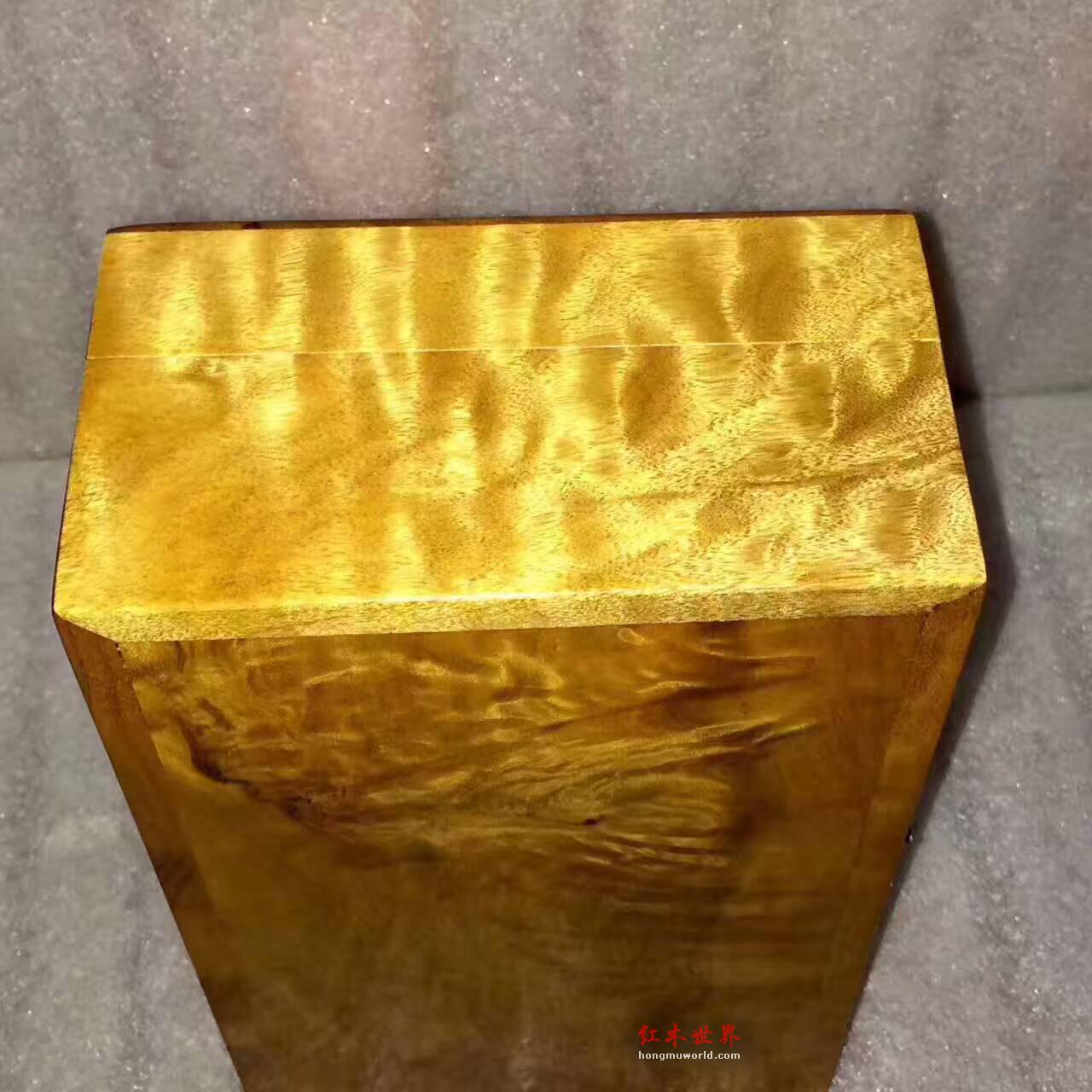 小叶桢楠枯木料珠宝盒一对 彩云闪电水波灵动通透-3