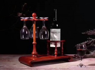 缅甸花梨酒架 实用又有品味 酒吧百搭装饰