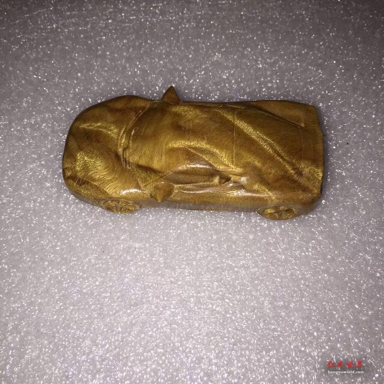 金丝楠木工艺品小汽车一套10个 小巧可爱送礼佳品-1