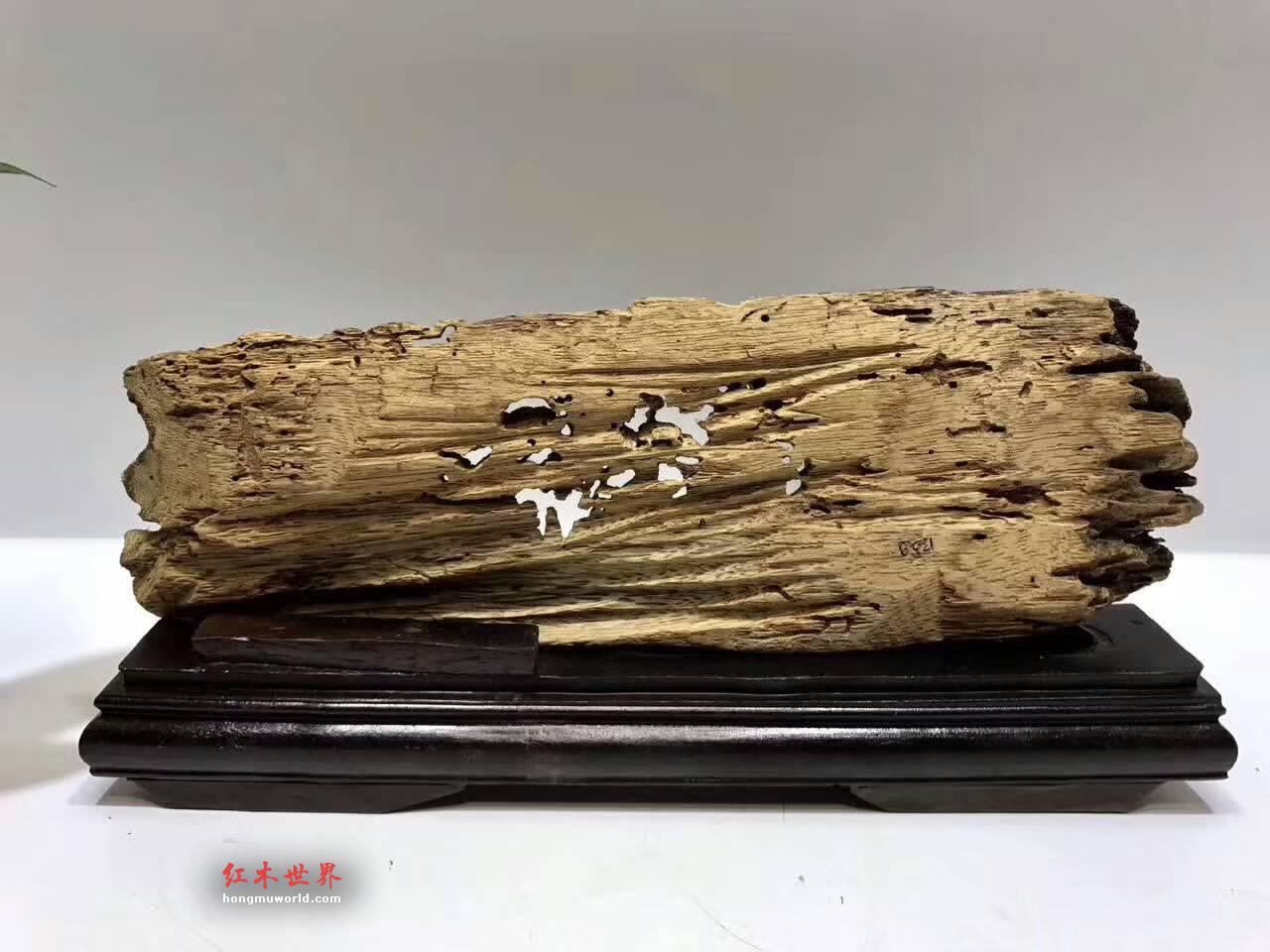 印尼马尼捞沉香手工艺品《听松》材质名贵设计精巧意境悠远-6