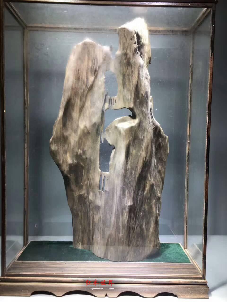 古阴沉木根雕摆件《江南水乡》无拼接设计完美雕刻细腻意境悠远-9