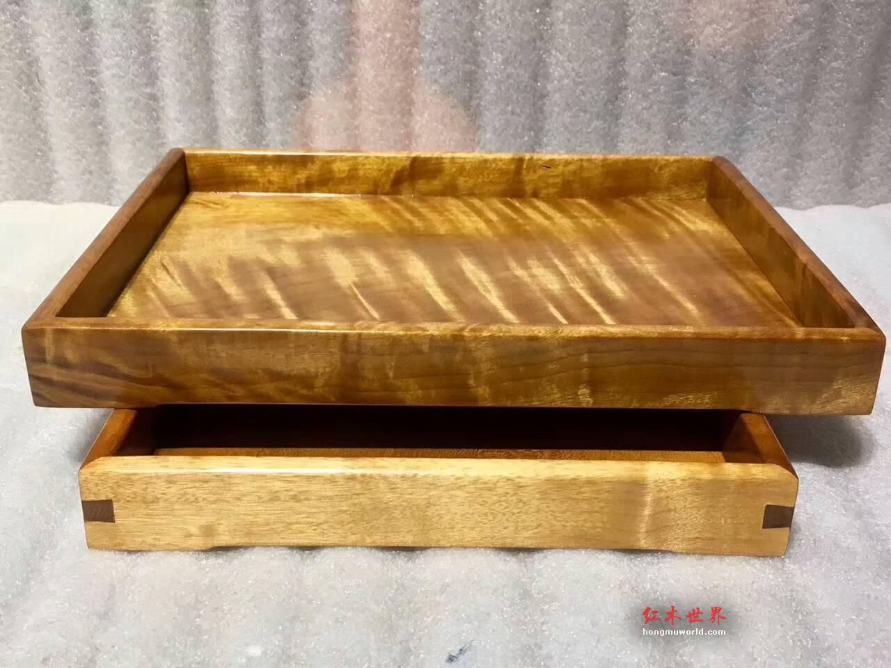 小叶桢楠极品文盘托盘 全榫卯结构值得收藏-8