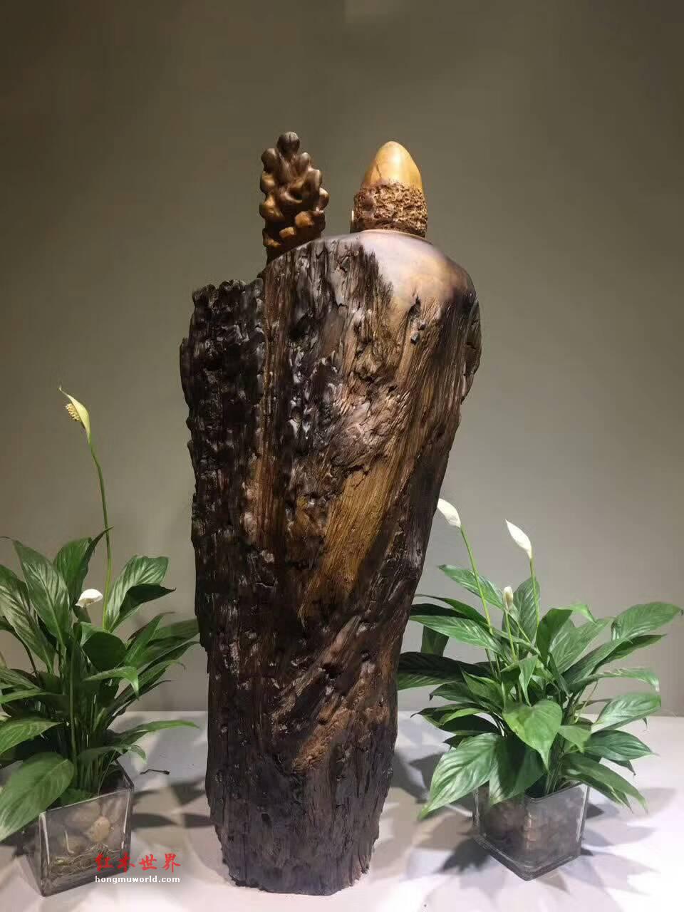 楠木根雕摆件《达摩》造型独特个性镇宅保平安-8