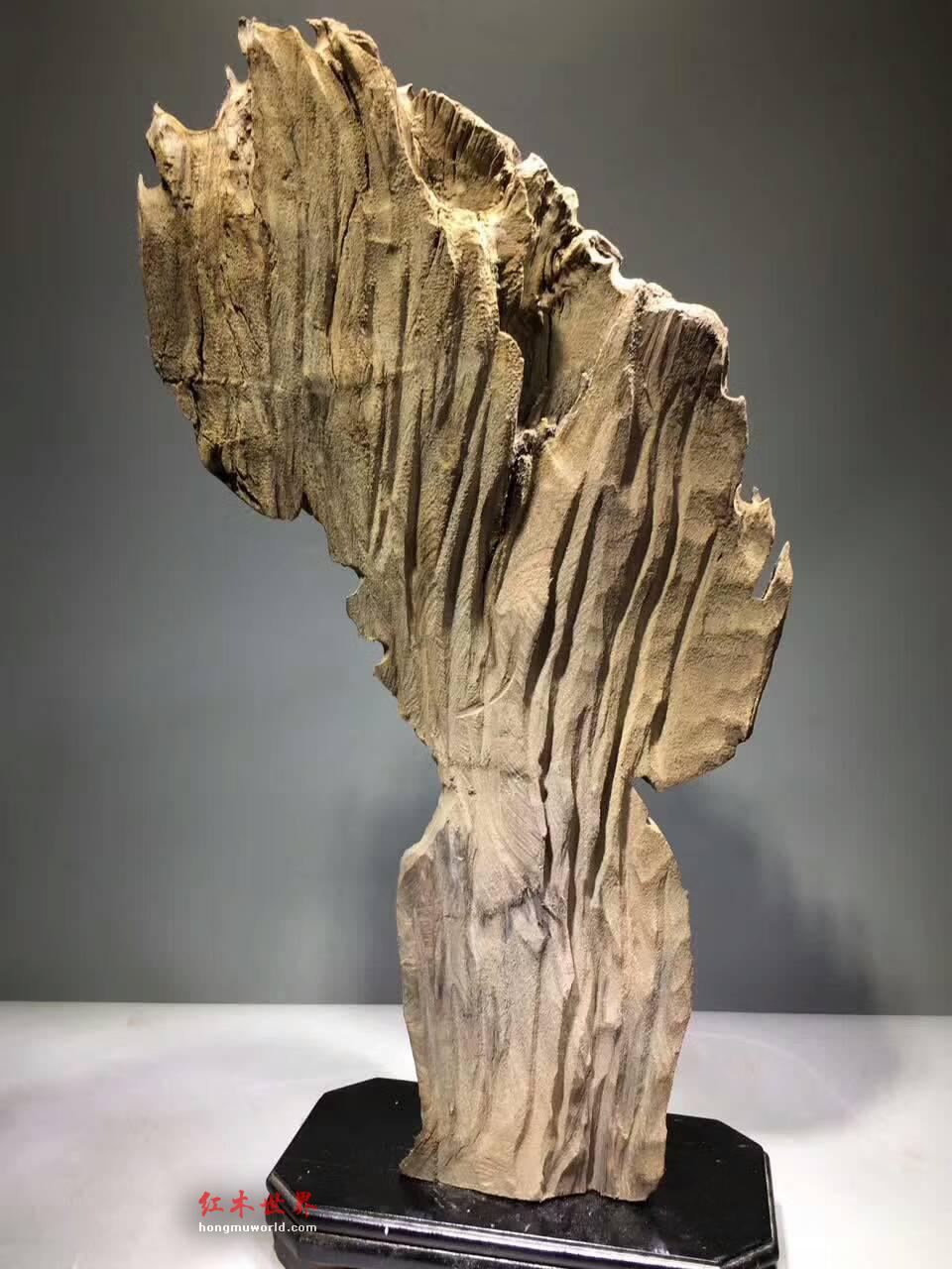 金丝楠阴沉木根雕《齐天大圣》造型大气非凡-7