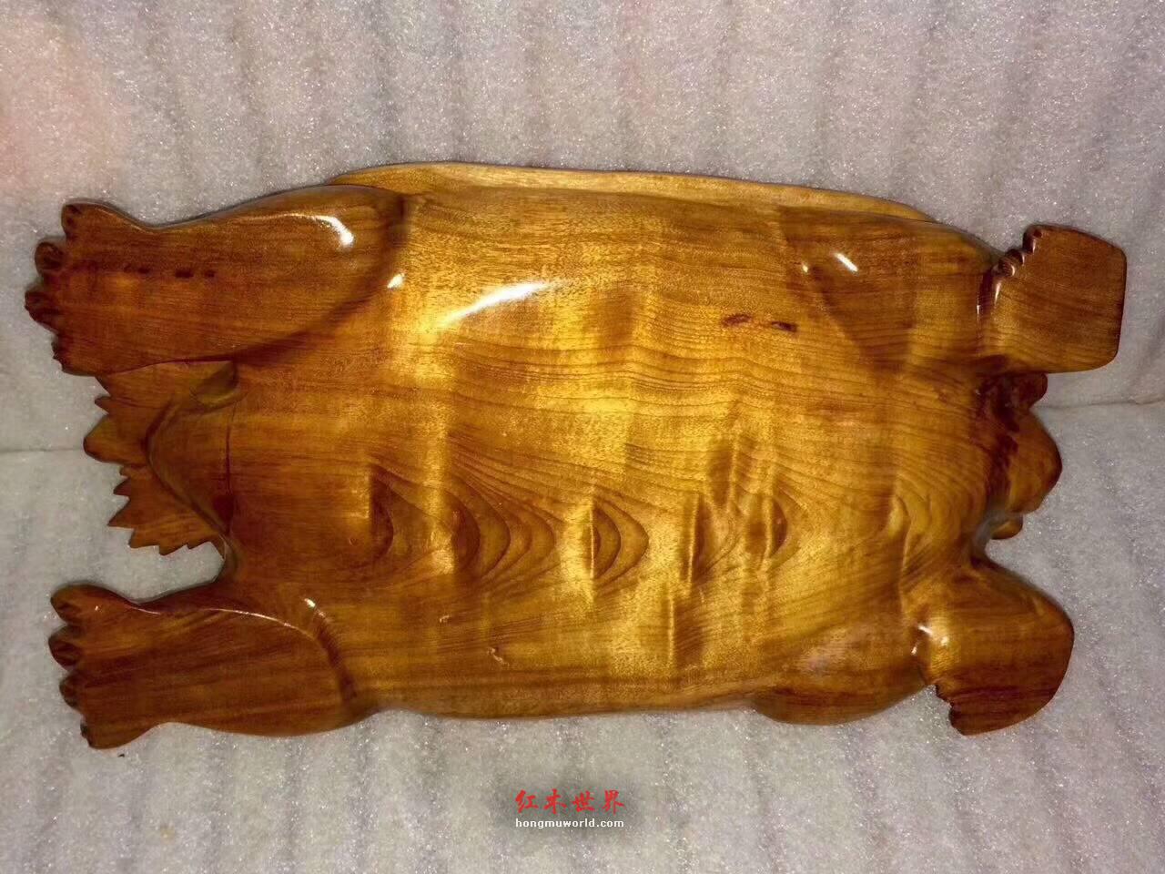 小叶桢楠大号工艺品摆件《龙龟》带闪电水波辟邪镇宅-3