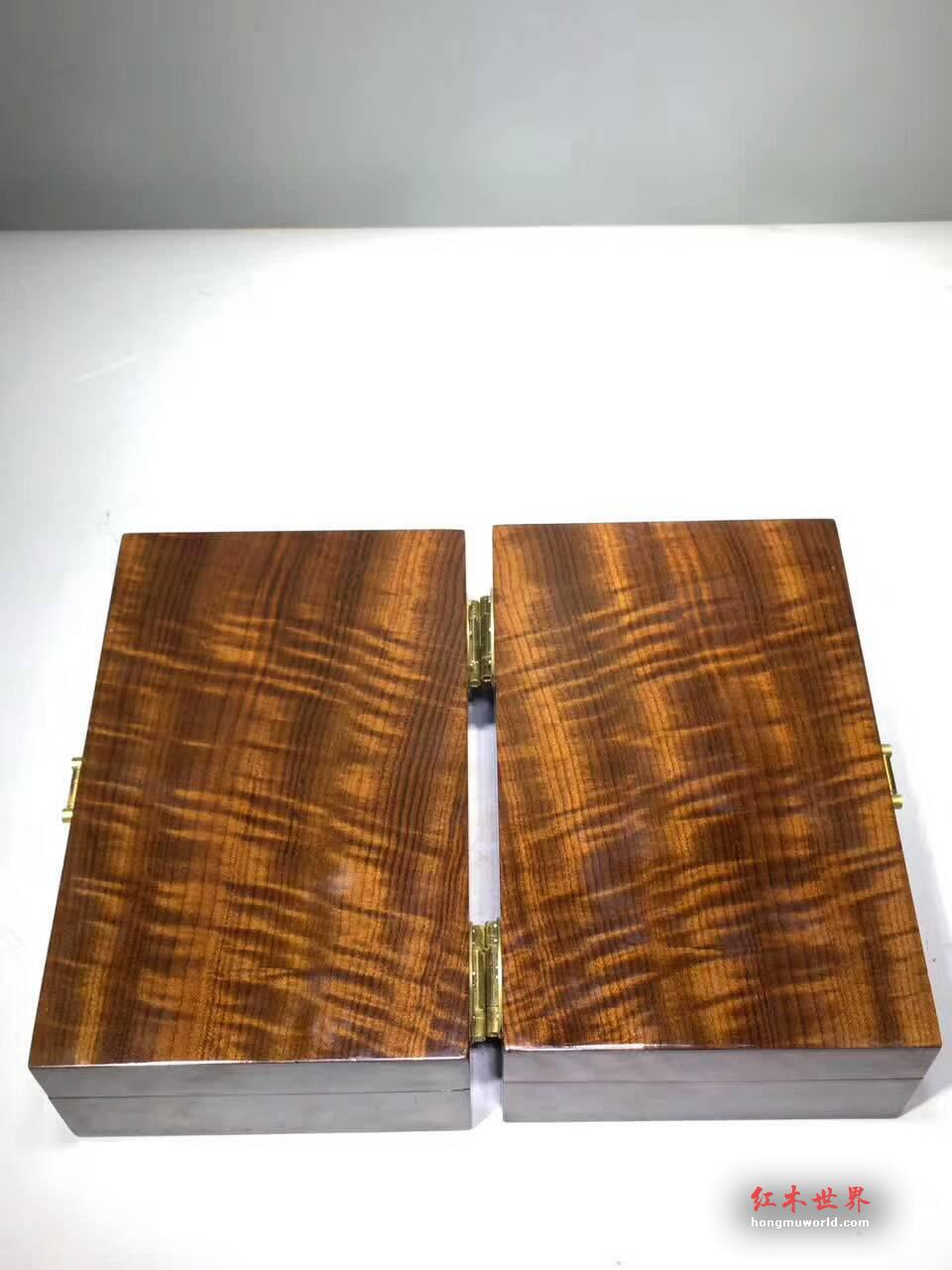 完美小叶金丝楠阴沉木老料收纳盒 送女友的特别礼物-4