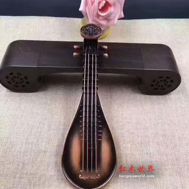 红木材质古典古琴音响香器 创意文化礼品有格调-1