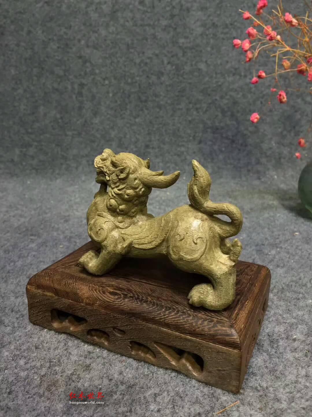 印尼野生天然沉香雕件《招财貔貅》细致精美送礼佳品-6