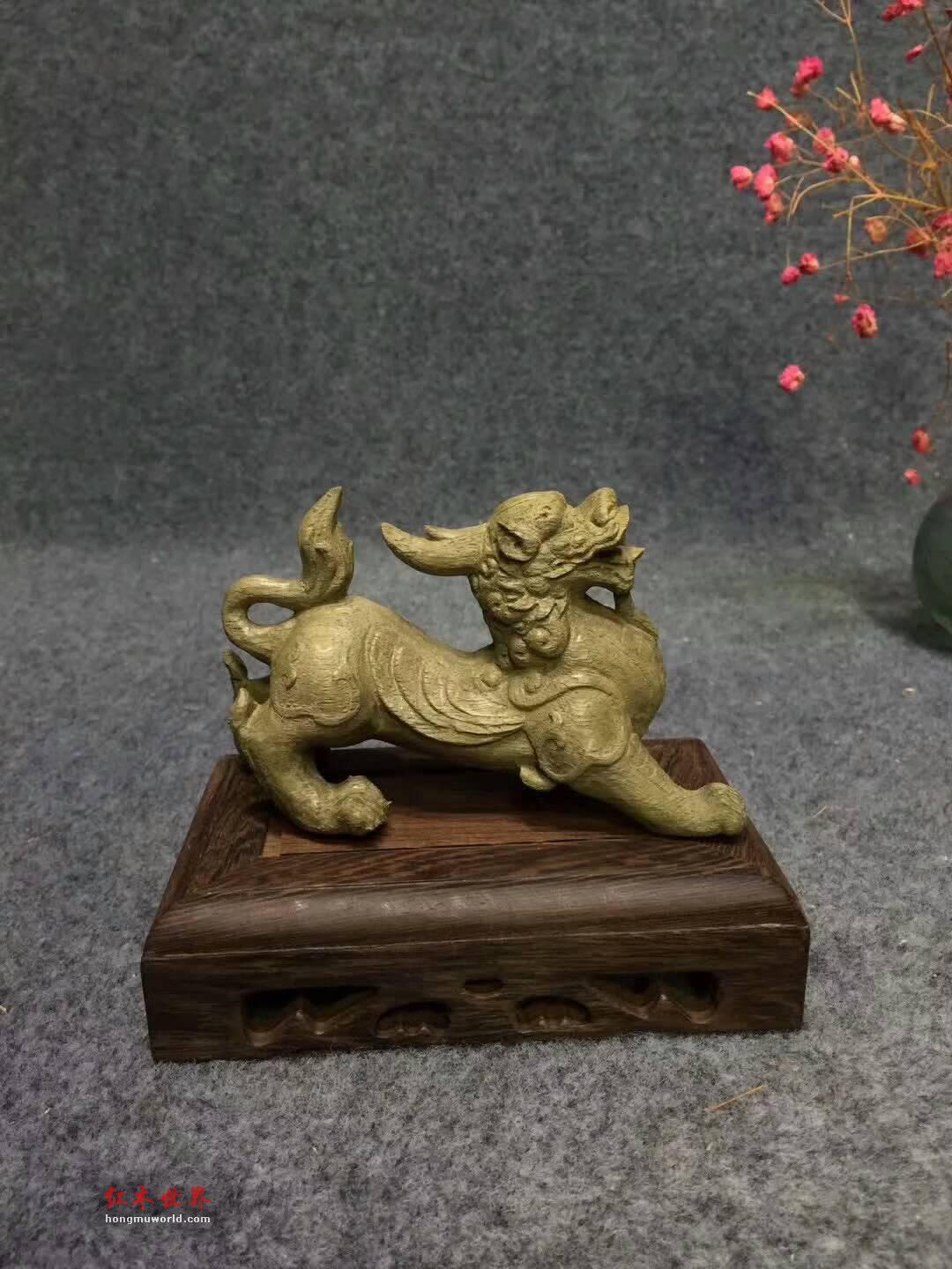 印尼野生天然沉香雕件《招财貔貅》细致精美送礼佳品-7