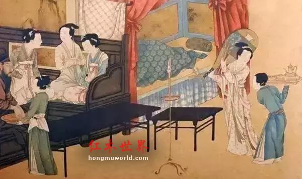 古典红木大床与蚊帐的故事-6