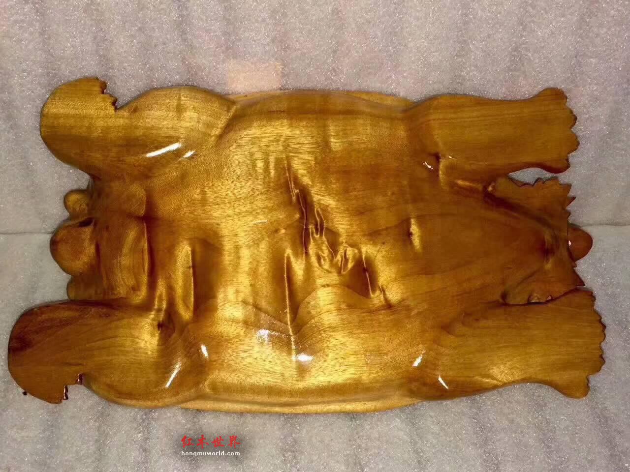 小叶桢楠工艺品《龙龟》瑞兽摆件为你带来好运-4